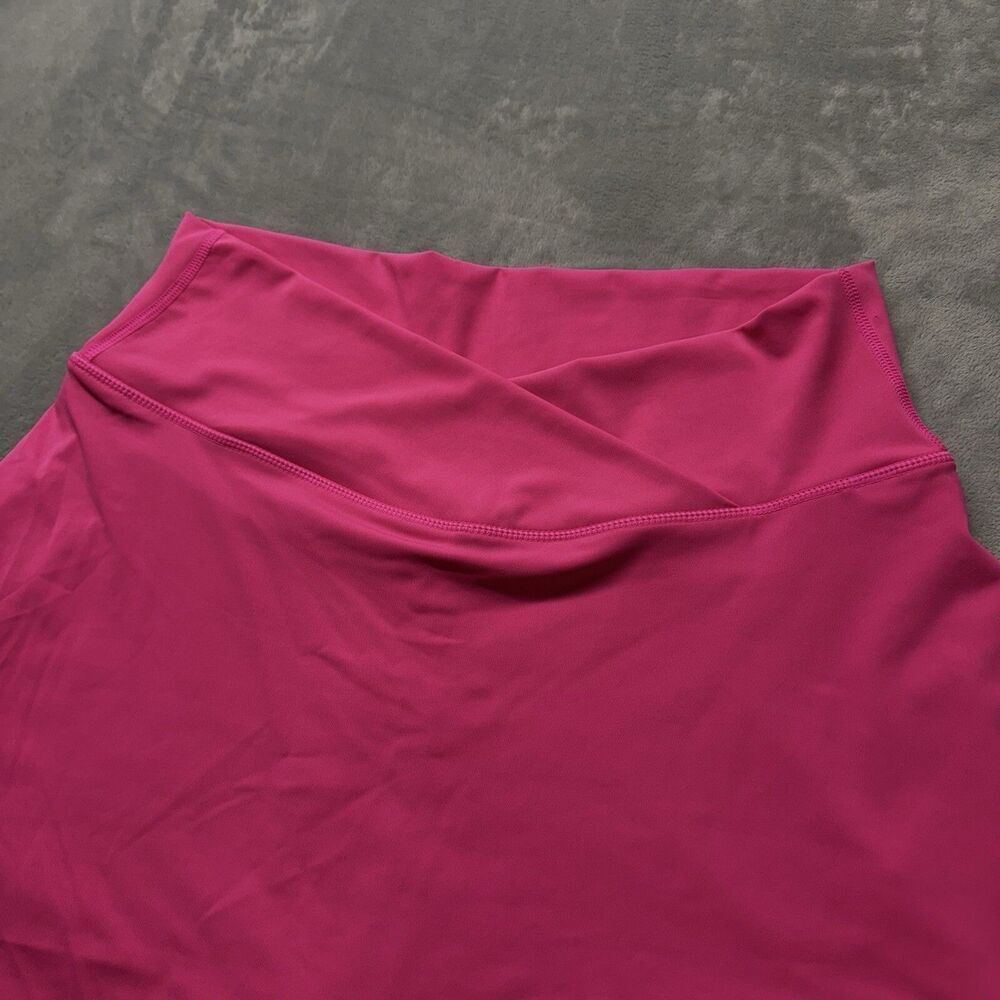Women’s Sz XL Hot Pink Skort Sport Performance Stretch Skirt Bike Shorts Stretch - Picture 3 of 9